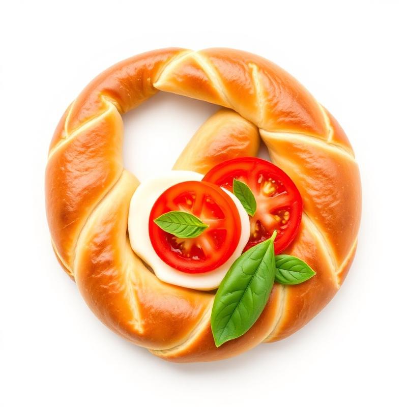 Riesenbrezel · Caprese